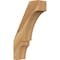 Ekena Millwork 6"W x 16"D x 28"H Balboa Rough Sawn Knee Brace, Western Red Cedar BRC06X16X28BOA00RWR - alternate 1